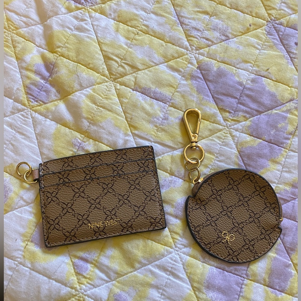 NINE WEST CARD HOLDER AND COIN PURSE!!